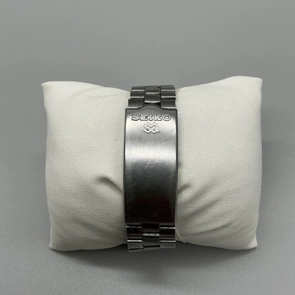 Vintage Seiko SQ Mens Watch 36mm Stainless Day Date 4633-8079 New Battery 7